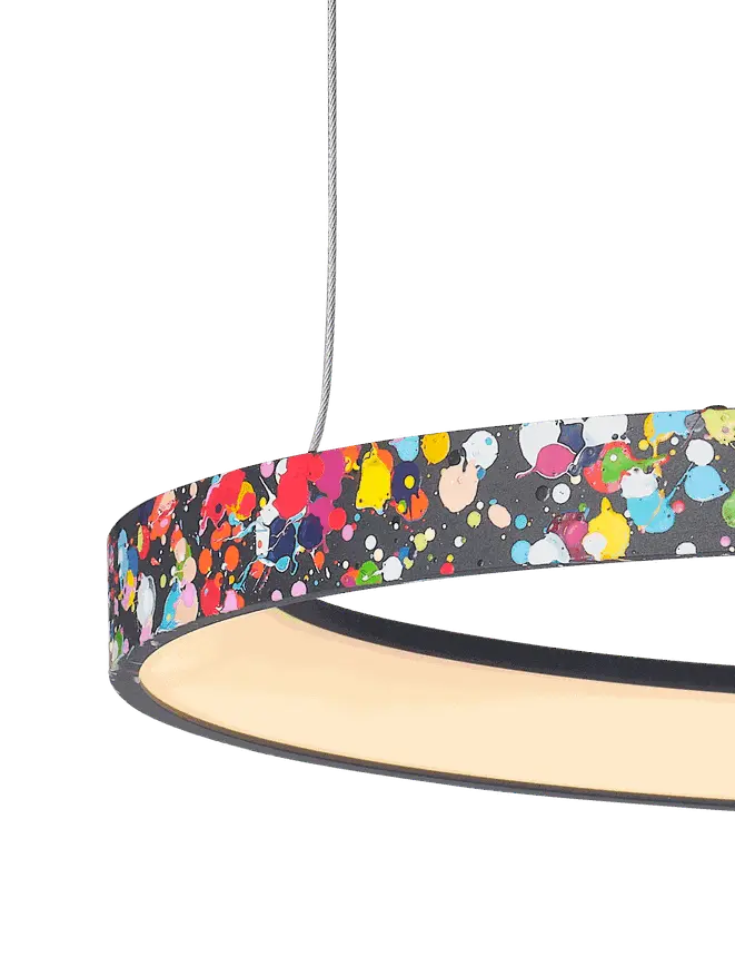 happy #4 arqontanporin luminaire art