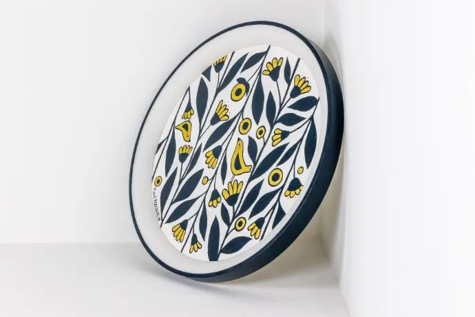 zozio maud roegiers luminaire d'art, oiseau nature luminaire illustration